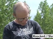 Sexy and Pregnant Babe with Big Tits Loves Sucking Cock 14/16