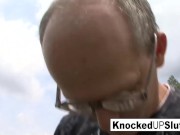 Sexy and Pregnant Babe with Big Tits Loves Sucking Cock 5/16