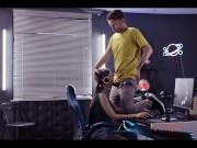 LoL Match Makes Female Player Cum - Gamer Girl Fucked After Time Freeze With Cum Inside Pussy 6/16