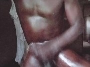 I had to message my huge black cock faster before my friend came back home 11/16