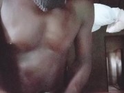 I had to message my huge black cock faster before my friend came back home 5/16