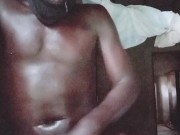 I had to message my huge black cock faster before my friend came back home 6/16