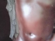 I had to message my huge black cock faster before my friend came back home 9/16