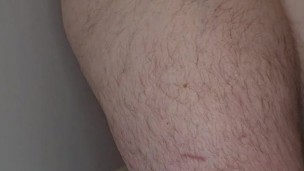 Dadbod Fucks Dildo to Giant Cumshot