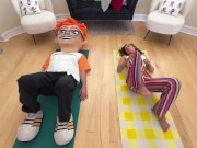 The Downward Dude Diaries: Scarlett Page Rides My Big Dick Like She Owns the Mat! 4/16