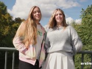 Ersties - Ukraine & American Girl Have Hot Lesbian Fun 2/16