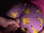 Stepbro rubs my ass innocently and cock slipped in... Kinky rubbing and Creamy Fuck 7/16