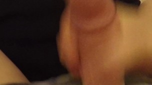 Jerking A Big Load From My Fat Cock