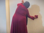 Arabian Sexy Hotel Maid Make Me Horny By Show Her Huge Booty When She Clean My Room - BBW Hot Maid 8/16