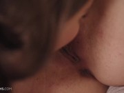 ULTRAFILMS Amazing lesbian couple Alice Zaffyre and Ellie Luna satisfying each other's pussy 8/16