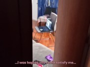 STEPBROTHER AND STEPSISTER HAVE SEX - he just wanted to masturbate, but then HE CUMS INSIDE HER! POV 1/16