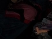 sex machine fucking my pussy hard! huge black dildo! 11/16