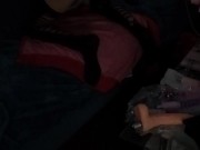 sex machine fucking my pussy hard! huge black dildo! 4/16