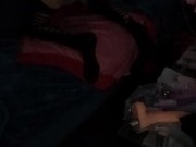 sex machine fucking my pussy hard! huge black dildo! 7/16