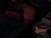 sex machine fucking my pussy hard! huge black dildo! 8/16