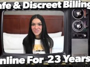 Watch this brand new skinny Blonde teen take on a fat cock 16/16