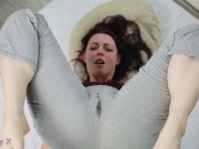 Grey legging pissing 12/16