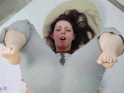 Grey legging pissing 14/16