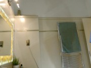 Blue Panties with a Blue T-Shirt this Sexy and Hot Shaved Pussy Horny Brunette is getting Bored 16/16