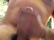 Cumshot in the woods from Hammer || Originally on OF now on PH 8/16