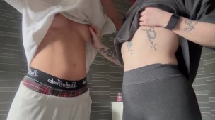 Quick fuck in the shower with my step-sis (more on onlyfans @girlsonfilm333)