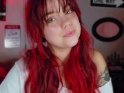 Amateur Redhead Laughs at Your Tiny Cock and Denies You Orgasm 15/16