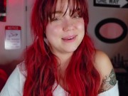 Amateur Redhead Laughs at Your Tiny Cock and Denies You Orgasm 16/16
