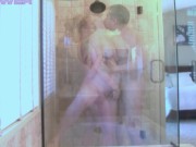 Pregnant Hot Blonde Gets fucked in the shower 2/16