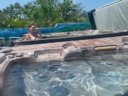 Italian Big Tits Milf Artemisia Love Sexy Pussy Play in the Jacuzzi Nakedoutdoor OF@ArtemisiaLove101 10/16