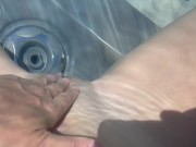 Italian Big Tits Milf Artemisia Love Sexy Pussy Play in the Jacuzzi Nakedoutdoor OF@ArtemisiaLove101 9/16