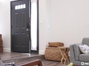 Coco Gets Sprayed In The Face By Stepbro And His Friend 1/16