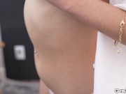 Coco Gets Sprayed In The Face By Stepbro And His Friend 8/16