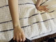 Teen Stepsister makes Stepbro pound her Tight Pink Pussy.. he cums all over her Ass 1/16