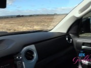 Spending time with super hot Rose Carter behind the scenes and some nice roadhead POV 13/16