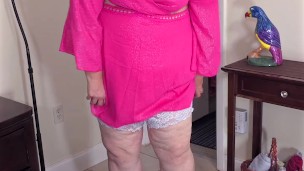 My big fat white ass is all yours - jerk off your cock and cum on it, BBW SSBBW sexy panties