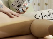 Sexy and Hot Rave Festival Electornic Music Lover Big Booty Big Boobs Brunette Slut plays with Cock 5/16