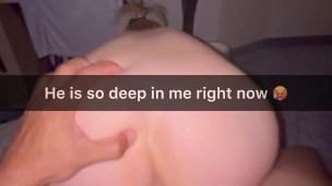 19 Year old Teen Cheats on Boyfriend while being filmed though Snapchat