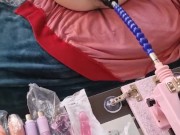 fucking my pussy hard and fast with the sex machine 11/16