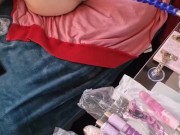 fucking my pussy hard and fast with the sex machine 16/16