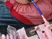 fucking my pussy hard and fast with the sex machine 6/16