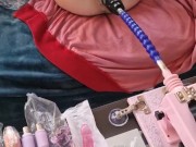 fucking my pussy hard and fast with the sex machine 7/16