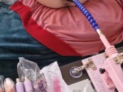 fucking my pussy hard and fast with the sex machine 9/16