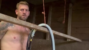 Milking myself and playing with my big toys!