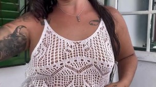 Sexy Striptease😏 With MILK💦
