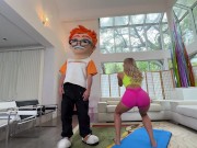 Blonde Bombshell Savvy Suxx Gets Cardio-Kinky on PornDude's Personal Pole! 5/16