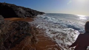 En busca de cuevas y encontramos una perfecta para tocarnos