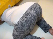 Big Ass Curvy Muslim Hot Stepmom Stuck under Bed Then She want Anal fuck from me! Episode-1 16/16