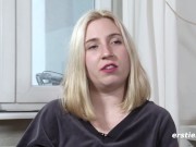 Ersties - Sexy Barcelona Blonde Fingers Her Wet & Hairy Pussy 10/16