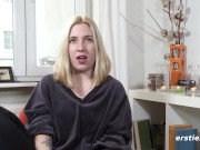 Ersties - Sexy Barcelona Blonde Fingers Her Wet & Hairy Pussy 16/16