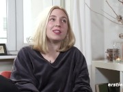 Ersties - Sexy Barcelona Blonde Fingers Her Wet & Hairy Pussy 2/16